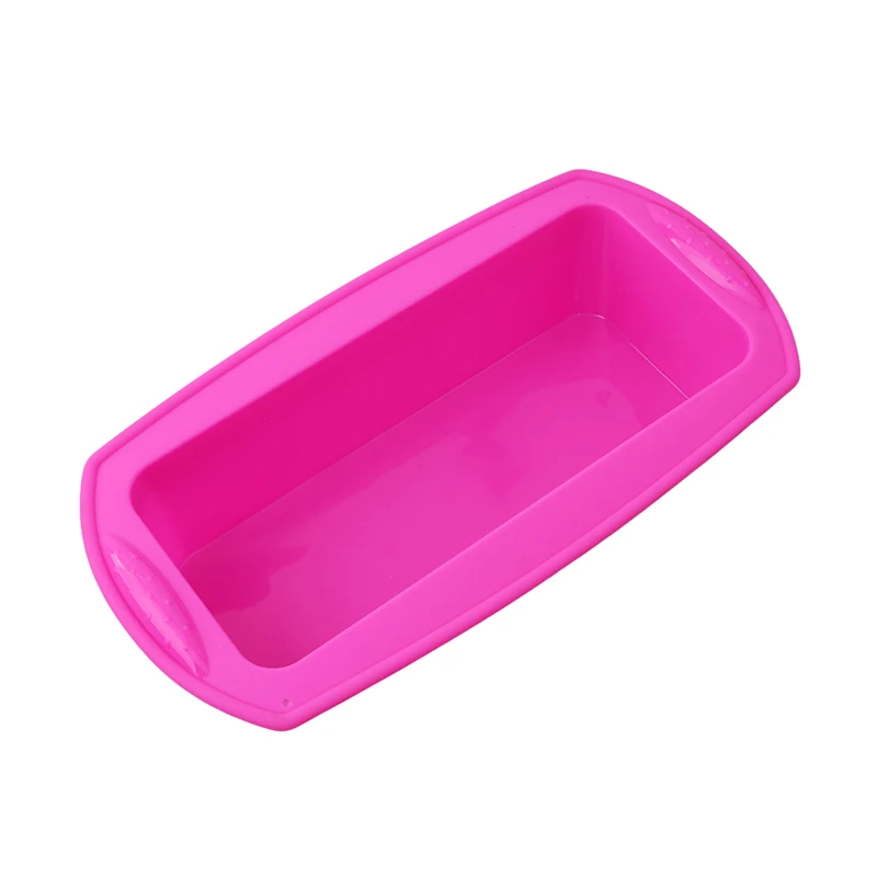 Большая красивая Square квадратной формы с двойным Цвет силиконовая форма для
