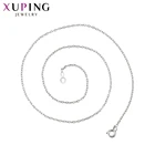 Модное популярное Ожерелье Xuping с синтетическим кубическим цирконием, ювелирные изделия для женщин и мужчин, подарки на Рождество 43759
