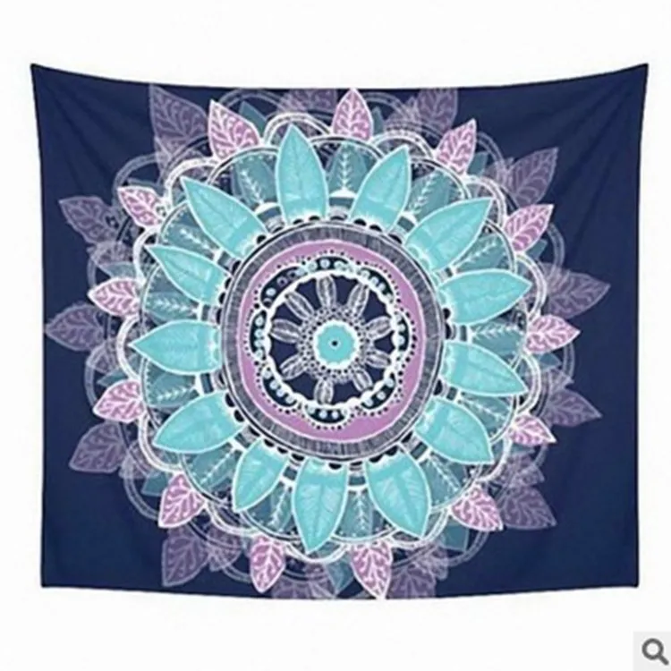 Индийский гобелен с изображением колокольчиков мандалы настенный богемный