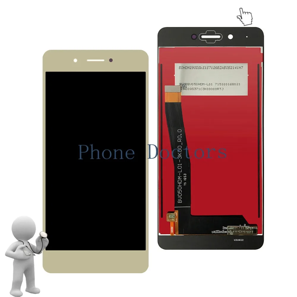 5.0-дюймовый полный ЖК-дисплей + сенсорный экран с дигитайзером и рамкой для Huawei P9 lite Smart DIG-L03 DIG-L22 DIG-L23 Новый на.