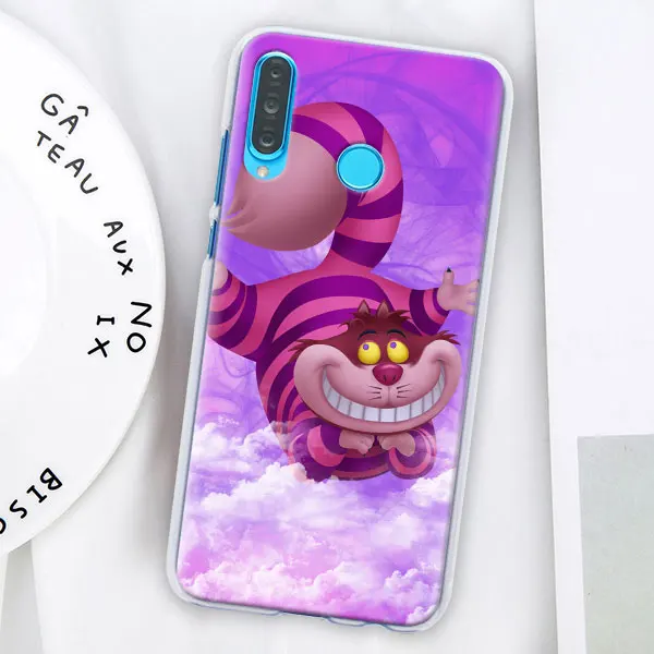 002 Алиса в стране чудес Чеширский кот чехол для телефона coque для huawei P30 Pro P10 P20 P30 Lite P8 P9 Lite P Smart Plus чехол - Цвет: 002