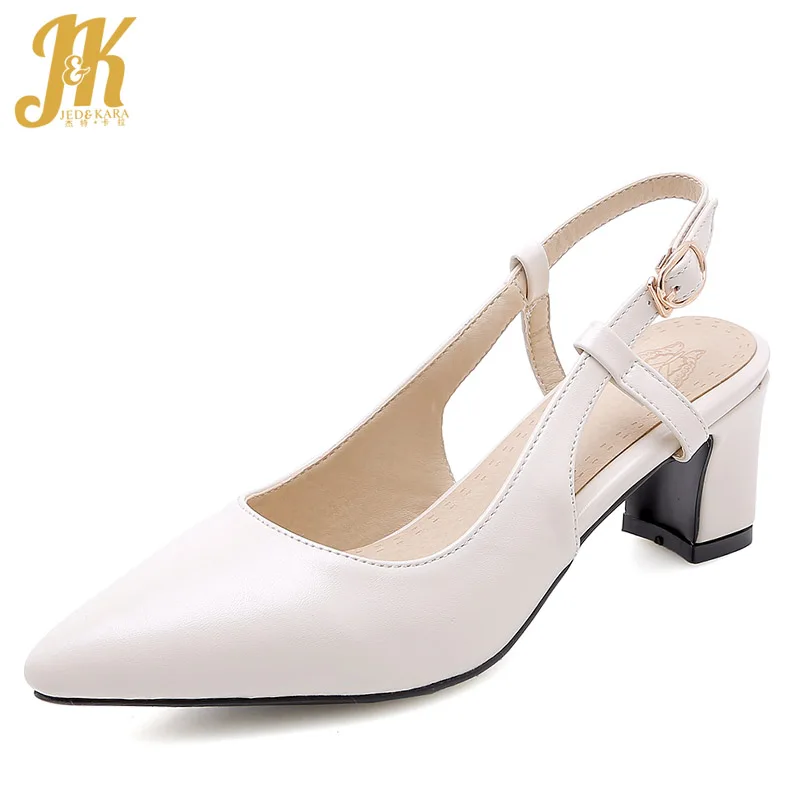 JK/женские туфли лодочки из искусственной кожи с острым носком и пряжкой обувь на