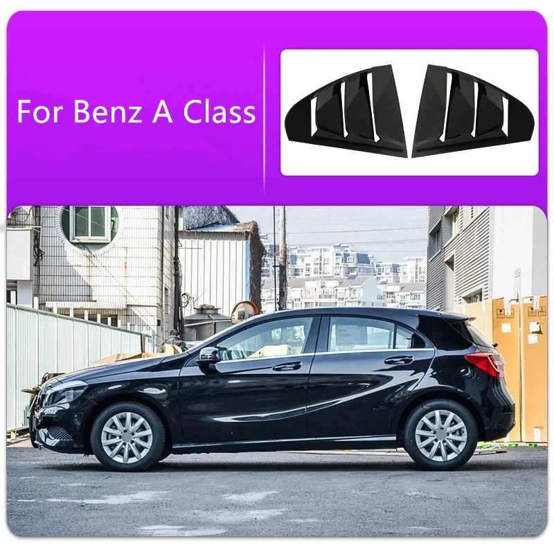 Задний спойлер на окно боковая крышка отделка для Mercedes Benz A AMG 2013 2014 2015 2016 2017 2018