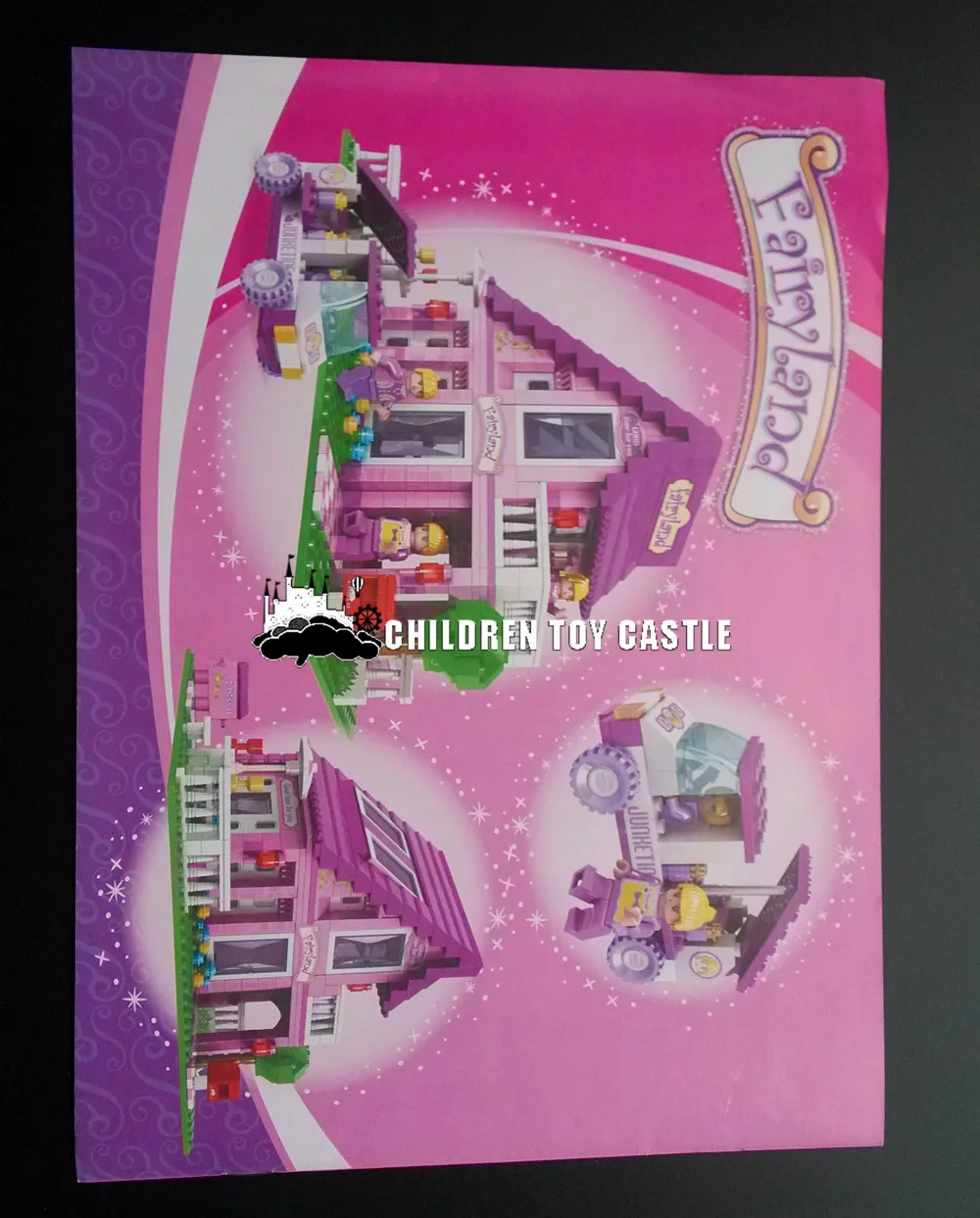 Ausini 576 шт. пластиковые наборы строительных блоков Детские игрушки Мечта