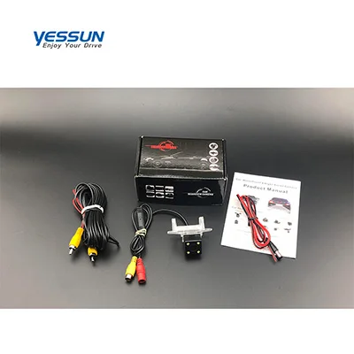RC8105 Yessun HD CCD Ночное видение автомобиля зеркало заднего вида резервная камера водонепроницаемая для Mercedes Benz MB класс W169 A160 A180 A200 A150 - Название цвета: RC8105