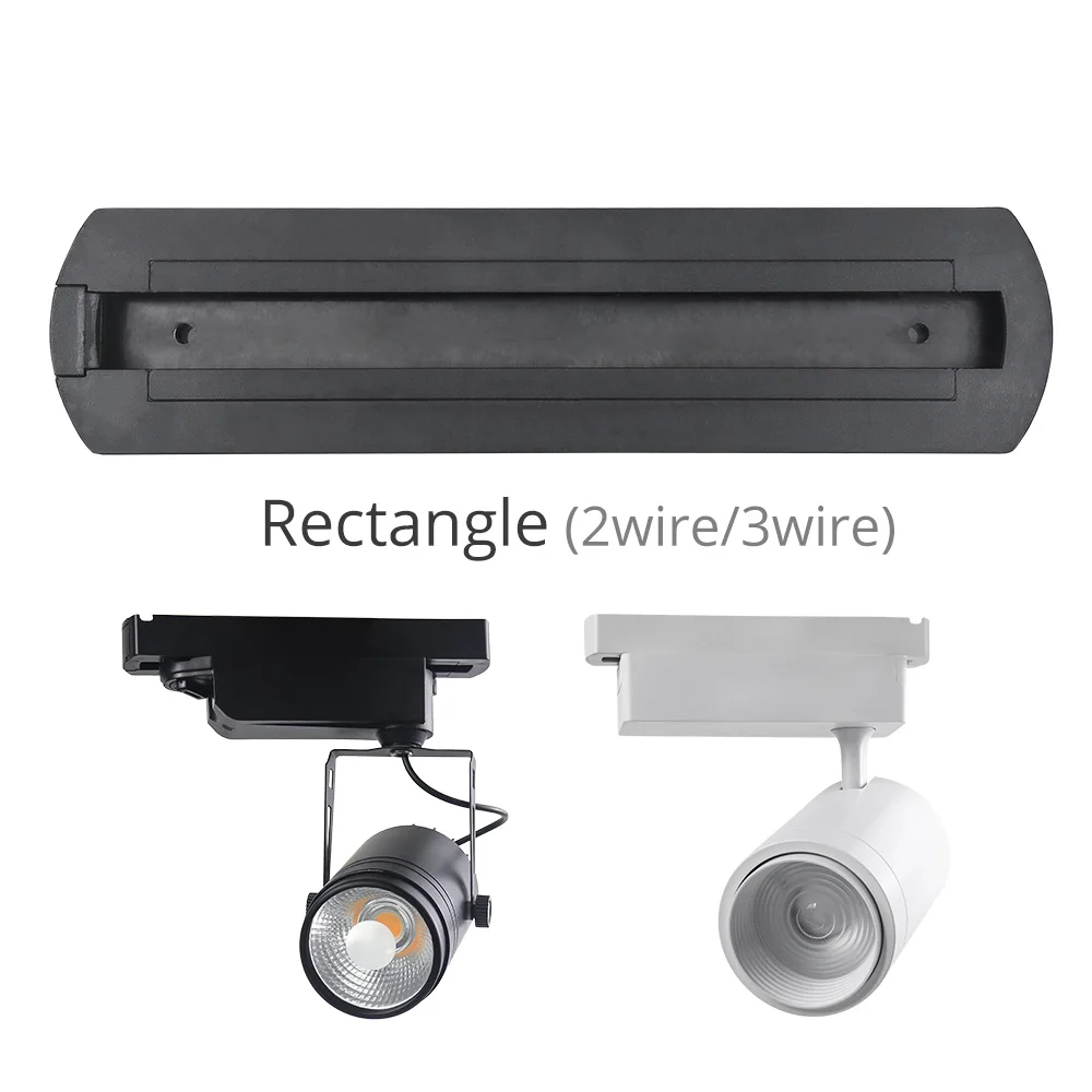 Белая светодиодная дорожка нового типа рельсовый светильник s разъем аксессуары светодиодный прожектор