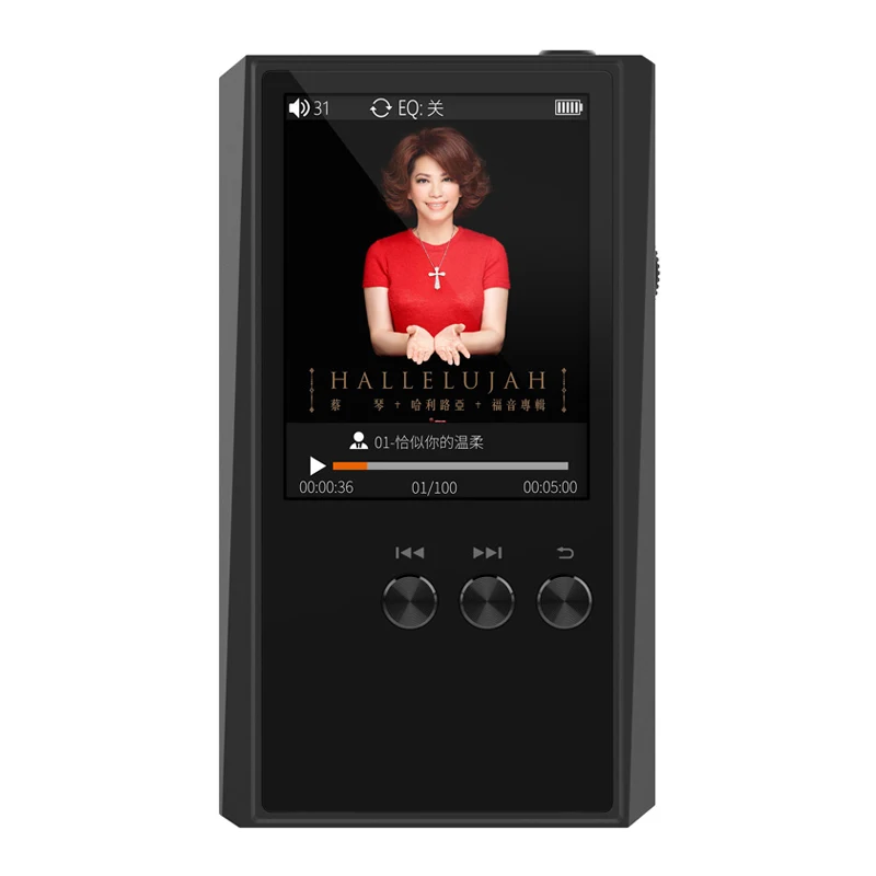Портативный мини HIFI MP3 плеер без потерь HD DSD 64 256 FLAC ALAC APE спортивный цифровой аудио 24 бит 192 кГц ЦАП Автомобильный плеер 16 Гб