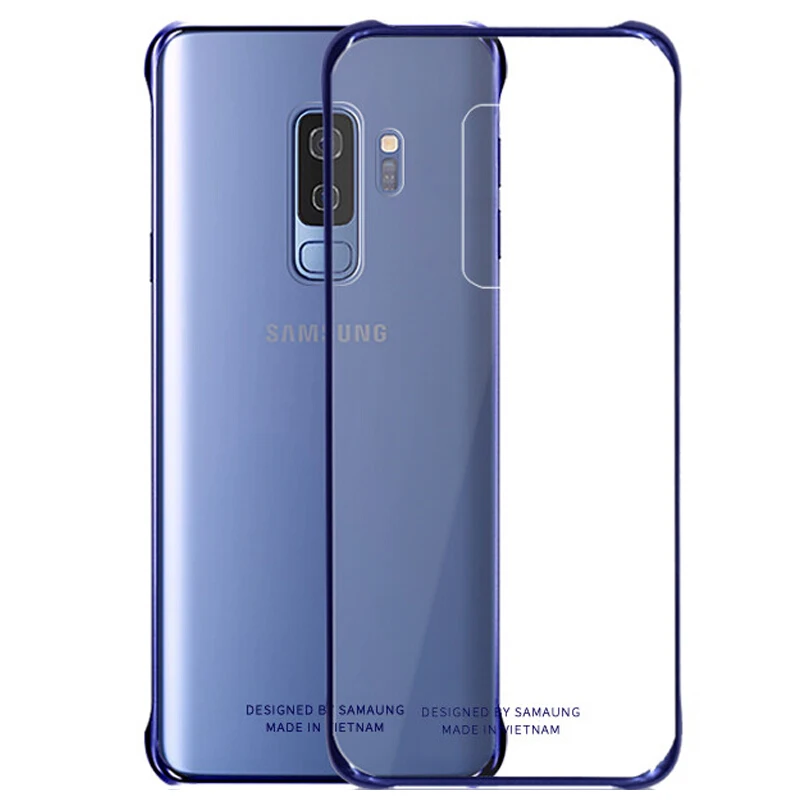 Оригинальный Samsung S9 Plus чехол для задней панели Роскошный 360 милый прозрачный