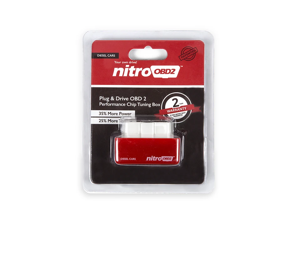 3 ColorsNitro OBD2 EcoOBD2 чип-тюнинговая коробка для ЭБУ вилка и драйвер NitroOBD2 Eco OBD2 для бензинового дизельного автомобиля 15% экономия топлива больше мощности