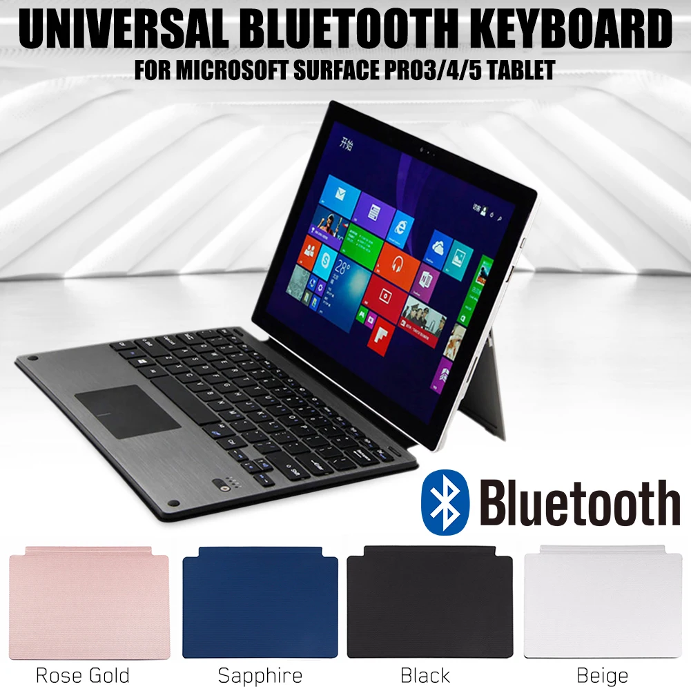 Внешний Беспроводной Bluetooth 3,0 Ультра-тонкая клавиатура для microsoft поверхности Pro3/4/5 планшет ноутбук расходные материалы