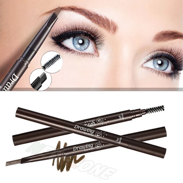 Треугольный топ карандаш для бровей макияжа автоматический вращающийся