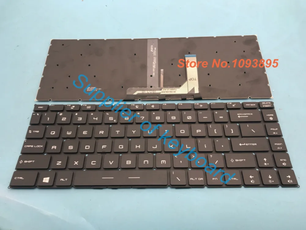 Новая английская клавиатура для ноутбука MSI PS63 MS 16S1 Modern 8RD 8SC 8M 8RC Клавиатура