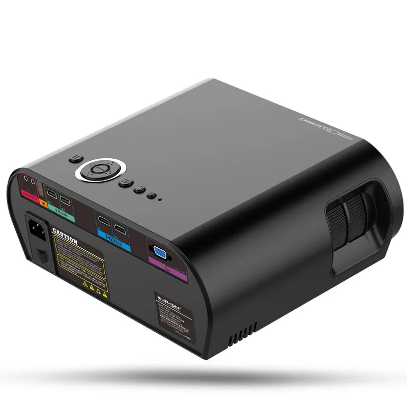 Новый GP90 новейший ручной HD 1080P домашний кинотеатр светодиодный проектор HDMI