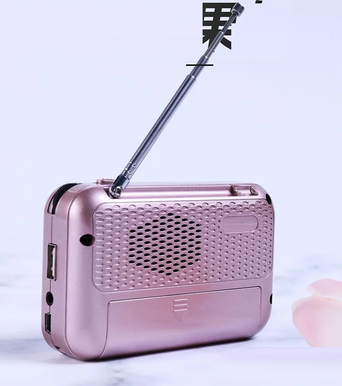 Перезаряжаемый Bluetooth беспроводной динамик fm радио приемник портативное мини