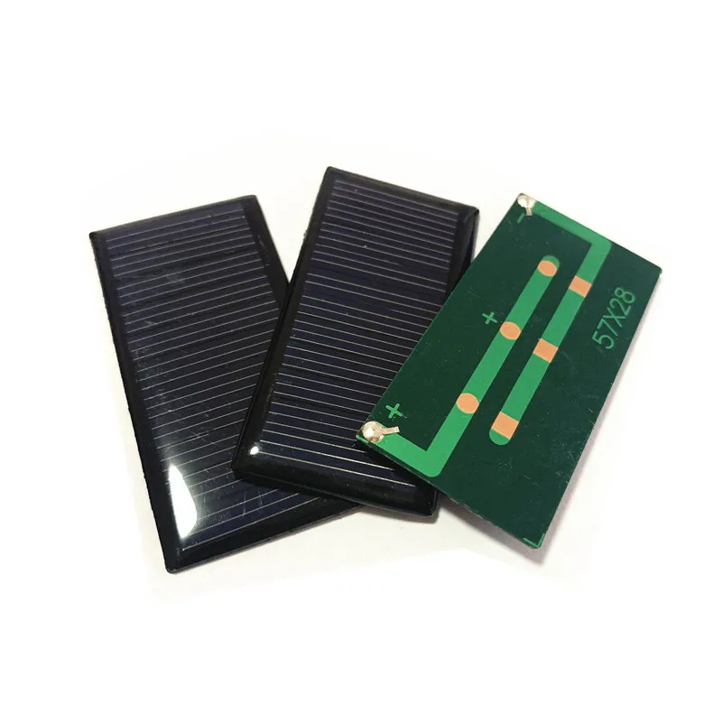 Whole sale Min Solar panel 0.5V 1V 2V 3V 4V 5V 80MA 100MA 120MA 130MA 160MA Solar Cell For diy Solar charger