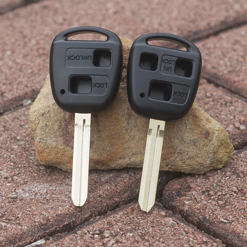 2/3 кнопочный Чехол для автомобильного ключа Toyota Land Cruiser Camry чехол с дистанционным