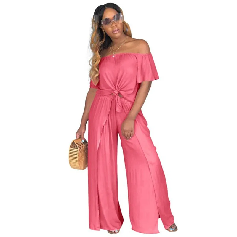 Женский комбинезон с вырезом лодочкой 6 цветов|Спортивные костюмы| |