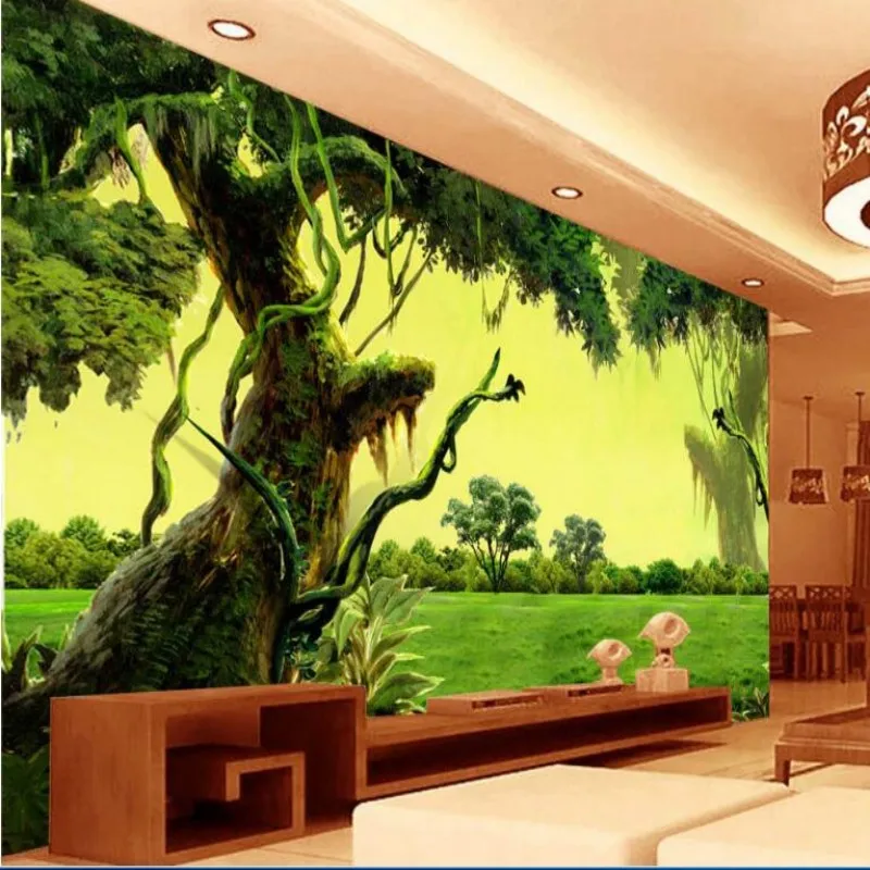 Фотообои под заказ большие фрески 3D стерео обои для стен 3 d |