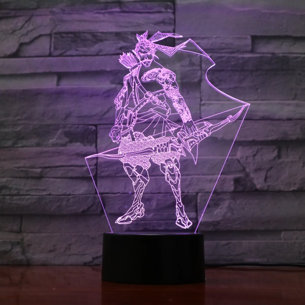 

Anime Figure 3D Optical Illusion Table Light LED Nightlight Touch Remote Control 7 Colors Home Light Kids Gift Dropship 3D-461