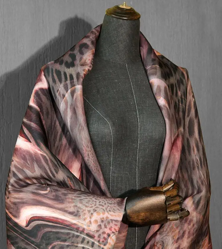 Новые итальянские цифровой печати полиэфирной ткани Текстиль метр принт