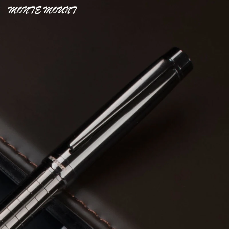 Высококачественная металлическая шариковая ручка с роскошным покрытием деловая