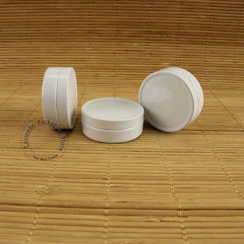 50 шт./лот рекламная банка для крема 10 г маленький женский косметический белый