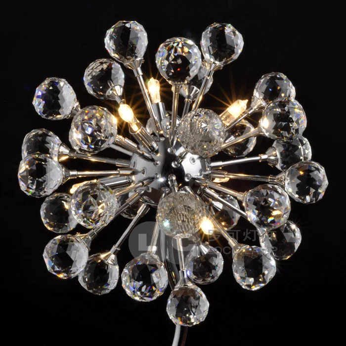 Современная мода прозрачный кристалл K9 настольная лампа свет кабинет спальня