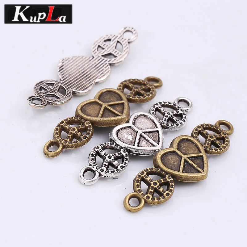 Kupla винтажные металлические брелоки для ювелирных браслетов Ретро Модные