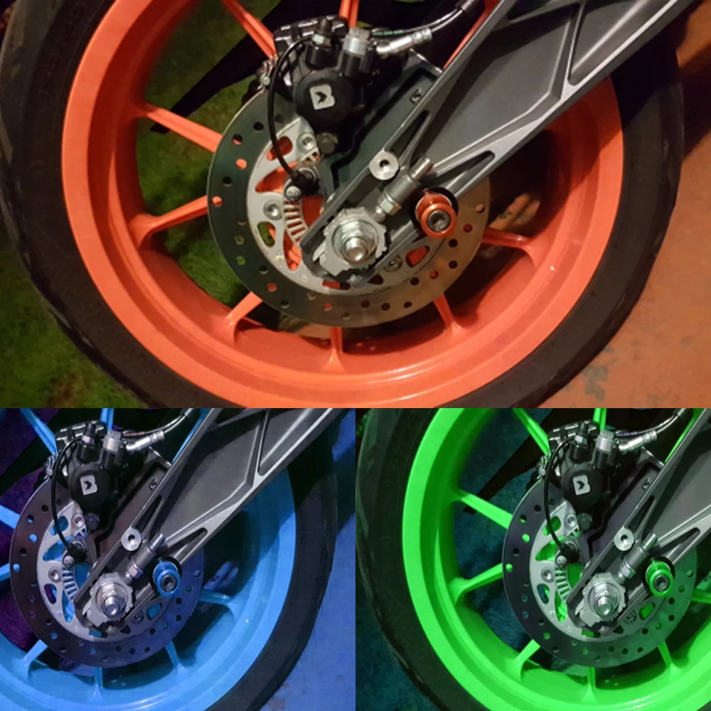 

For SUZUKI GSX650F GSX 650F GSX-650F Katana 2008 8MM CNC aluminum Motorcycle Accessories Swingarm Spools slider stand screw