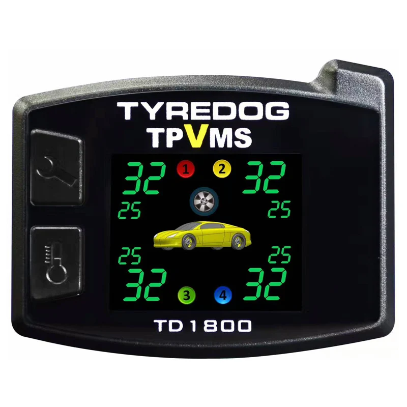 Tyredog Беспроводной шины Давление мониторинга Системы td1800 4 внешних датчиков