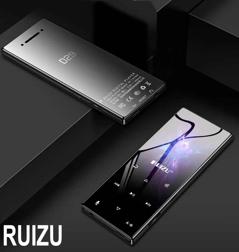 Оригинальный металлический MP3 плеер ruizu d29 без потерь HiFi музыкальный Портативный