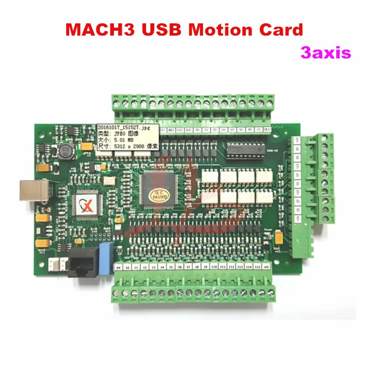 Новая версия гравировальный станок с ЧПУ 3 оси pcb карты контроллера Mach3 USB движения