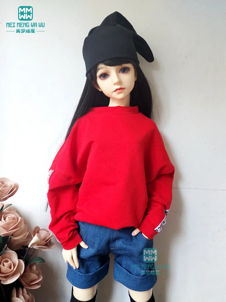 Одежда для куклы BJD подходит 1/3 SD кукла отдыха свитшот с капюшоном джинсовые