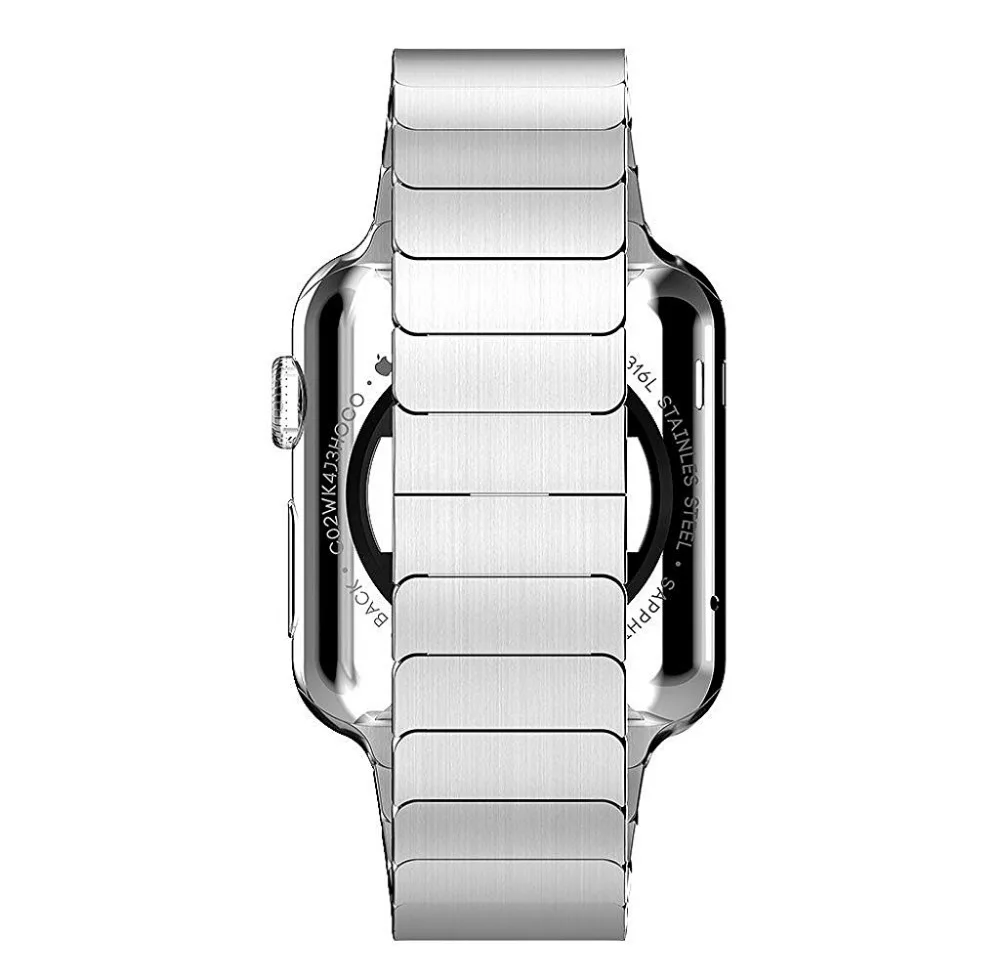 Браслет JANSIN Link для Apple watch 42 мм 38 мм 44 мм 40 мм металлический ремешок из нержавеющей стали для iwatch Series 5 4 3 2 1