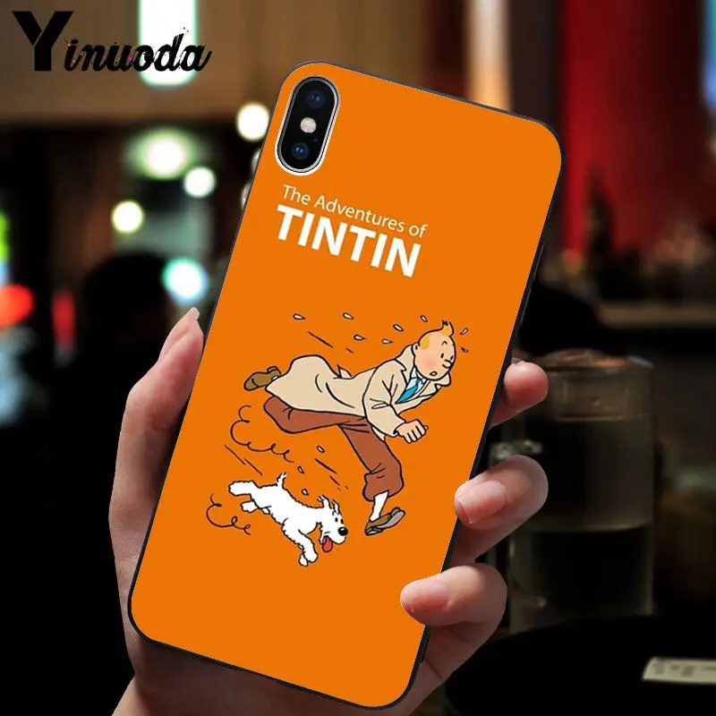 A9 Yinuoda «Приключения Тинтина» Новинка чехол для телефона Fundas чехол для Apple iPhone 8 7 6 6S Plus X XS MAX 5 5S SE XR чехол - Цвет: A9