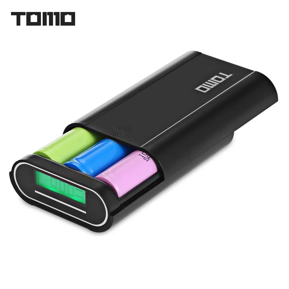 TOMO M3 DIY 3x18650 литий ионный аккумулятор зарядное устройство Внешний двойного