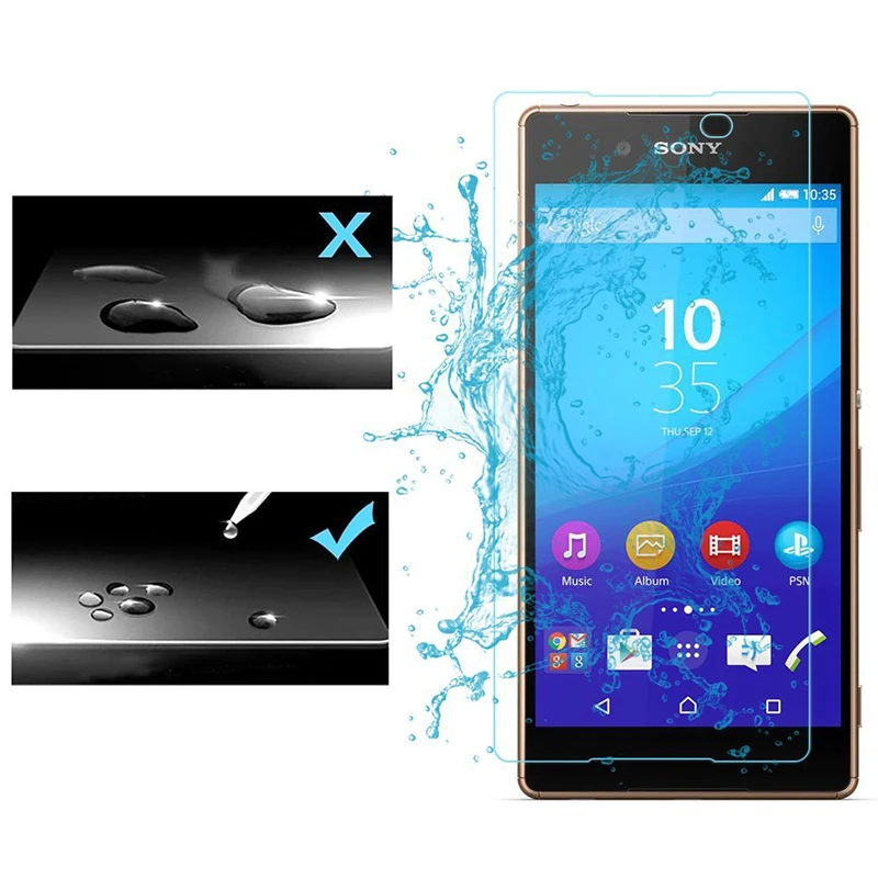 9H HD Премиум Закаленное стекло для sony Xperia T2 T3 S36h L S39h C E3 E4 E4g C3 C4 C5 Защитная пленка с