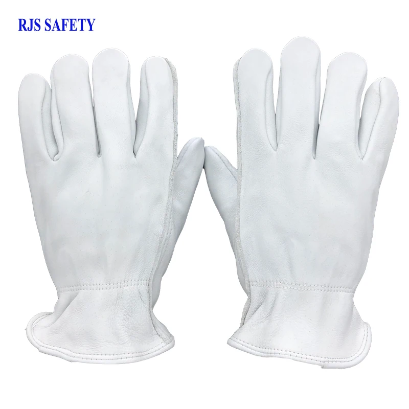 RJS Safety Work Gloves Sheepskin Leather Working Welding Protective Garden Sports MOTO Wear-resisting 4023 | Безопасность и защита