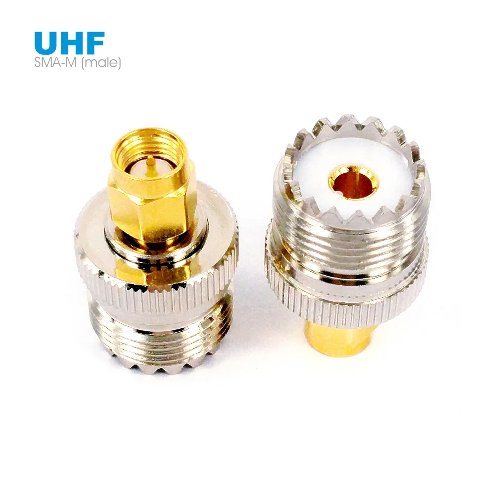 Переходник SMA Male UHF Female SO239 PL259 радиочастотный коаксиальный переходник Coax для