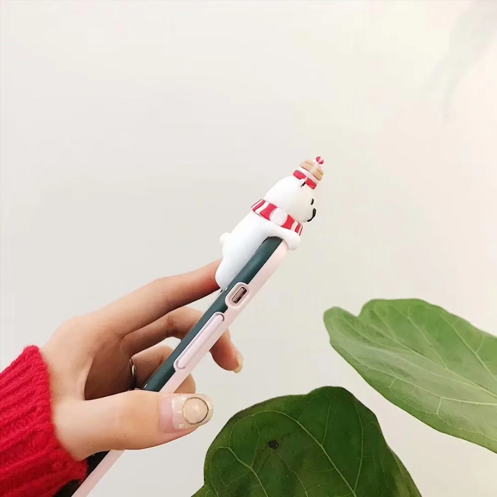 Чехол Marchcover для iPhone X XS MAX 8 7 6 6S Plus 3D кукла милый мультяшный чехол с тигром Дейзи IMD