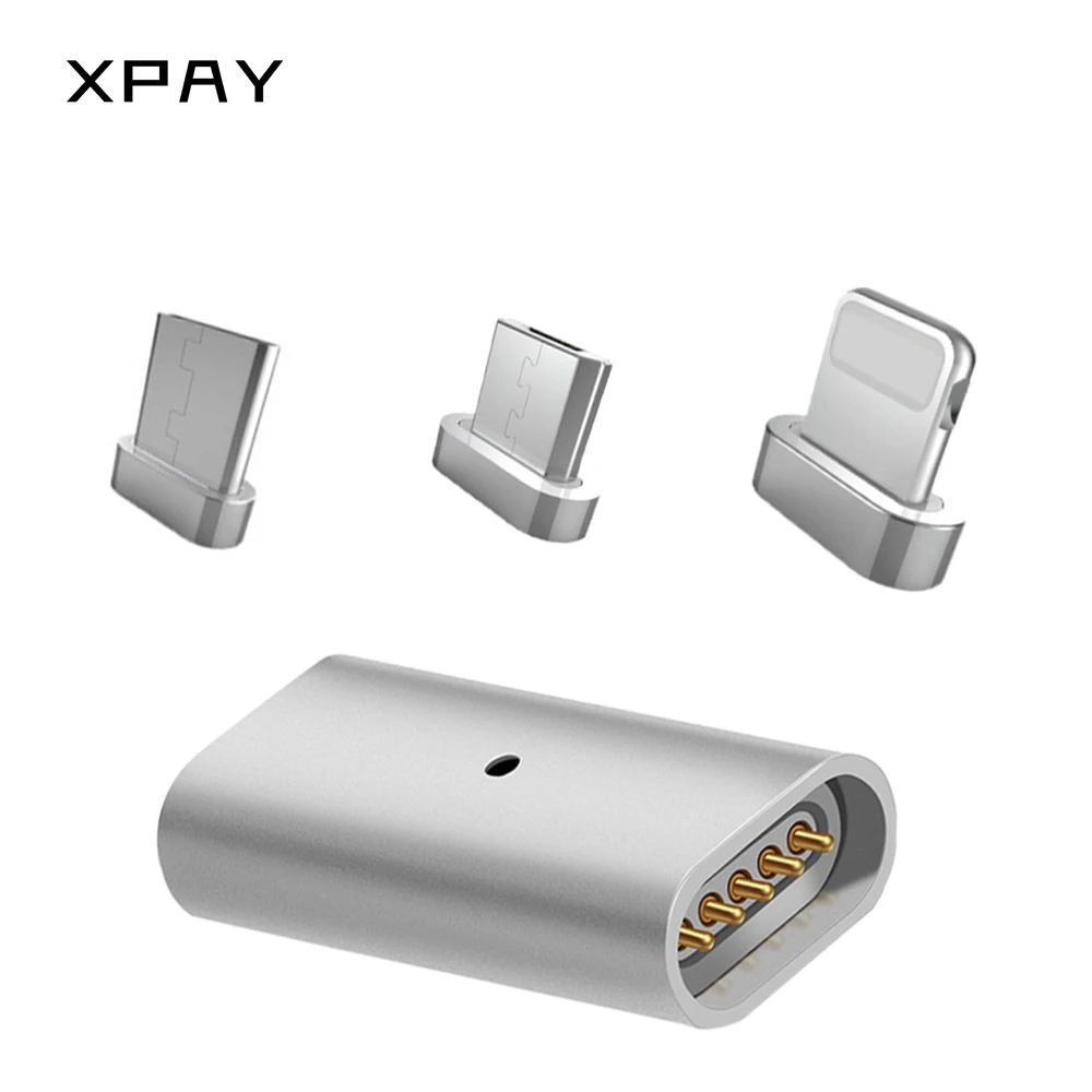 Micro USB Магнитный Женский к type C Мужской Разъем конвертер Android магнит телефон