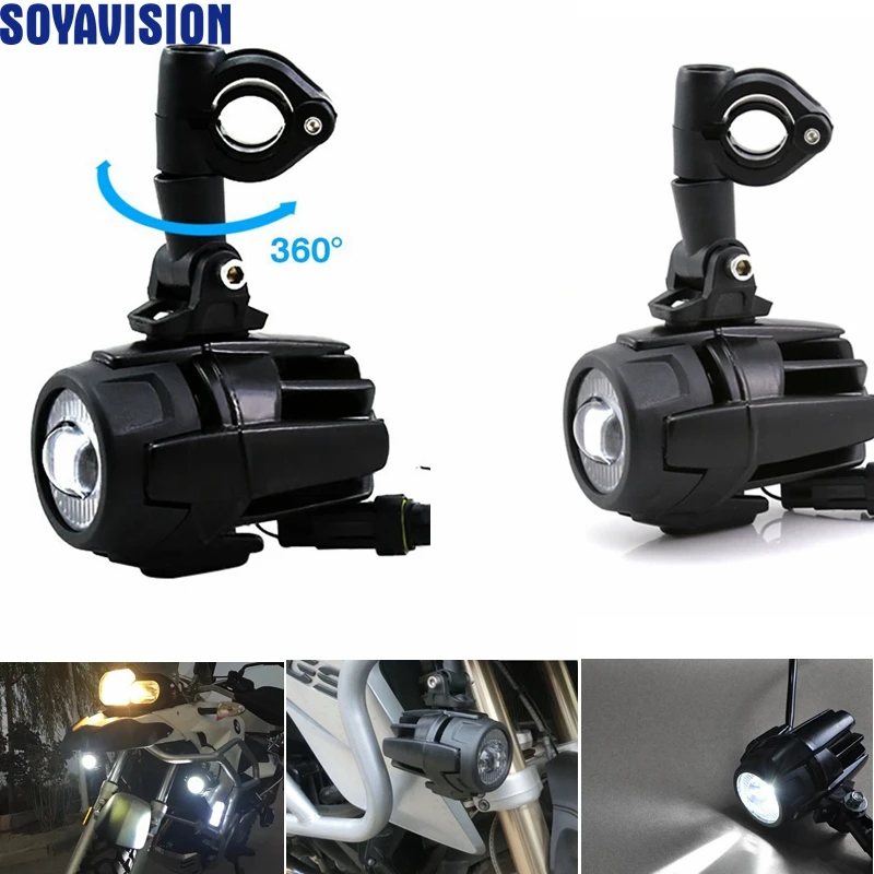 Для BMW Led мотор мотоцикл противотуманный Универсальный светодиодный