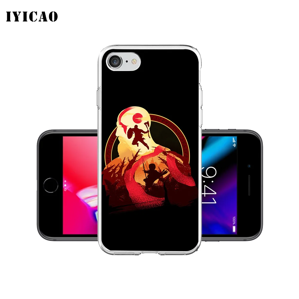 IYICAO God Of War game Мягкий силиконовый чехол для телефона iPhone X XR XS MAX 6 6s 7 8 Plus 5 5S SE TPU