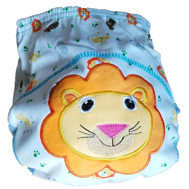 Детские хлопковые тренировочные трусики детские подгузники многоразовые