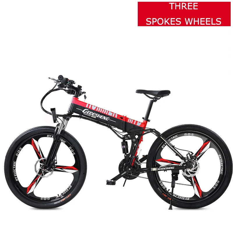 26 дюймов EBIKE Электрический горный велосипед складной электрический 48В литий