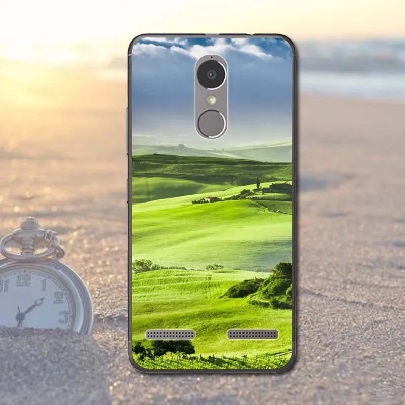 Чехол для lenovo K6 силиконовый чехол из мягкого термопластика 3D Окрашенные Coque