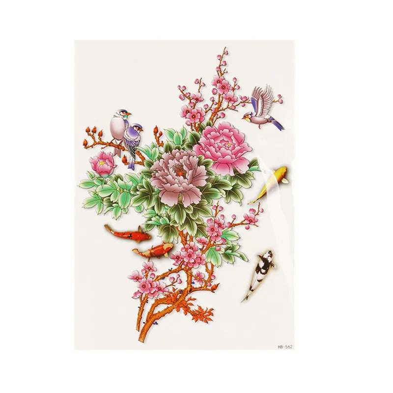 Новая модная китайская временная татуировка на Хэллоуин наклейка тело бумажная