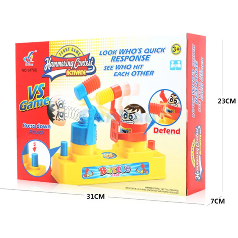 Детские игрушки для торжеств и соревнований интерактивные игровые с молотком