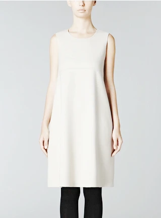 Платье без рукавов женское гладкое яркое элегантное прямого кроя|a-line dress|sleeveless