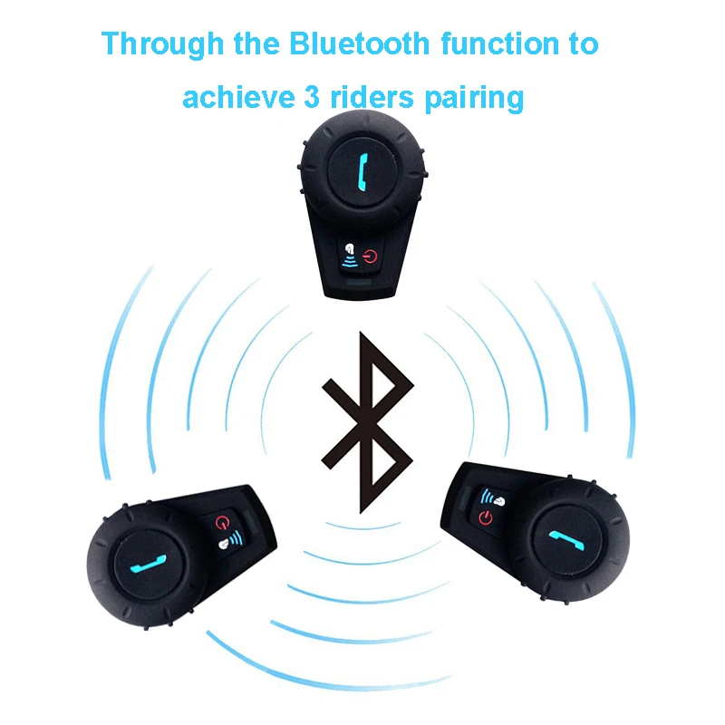 Мотогарнитура FreedConn BT для мотоциклетного шлема Bluetooth система связи переговорное